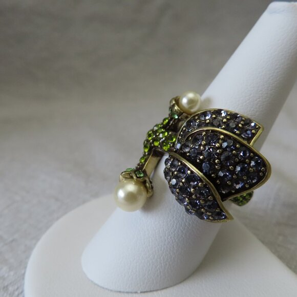 Heidi Daus Necklace, earrings and matching ring - Picture 7 of 8